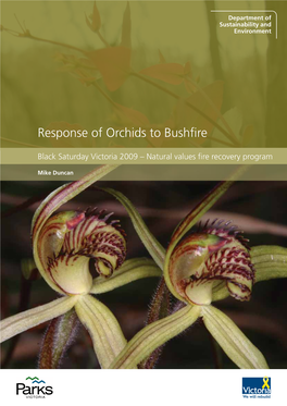 Response of Orchids to Bushfire