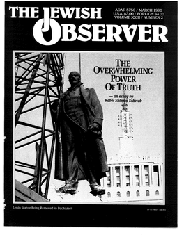 The Jewish Observer