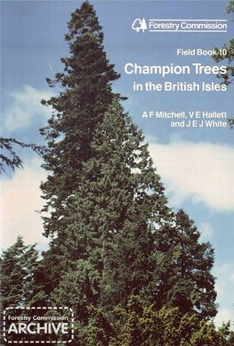 Champion Trees in the British Isles