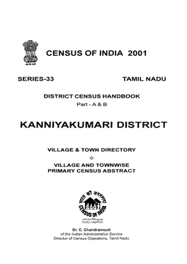 District Census Handbook, Kanniyakumari, Part XII-A & B