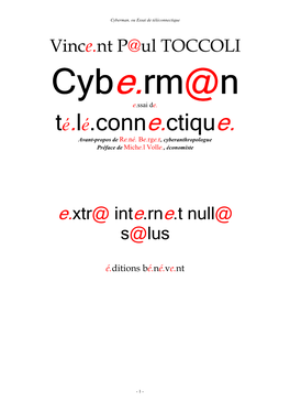 Cyberman, Ou Essai De Téléconnectique Vinc E
