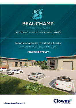 New Development of Industrial Units from 1,270 to 10,085 Sq Ft (118 to 937 Sq M)