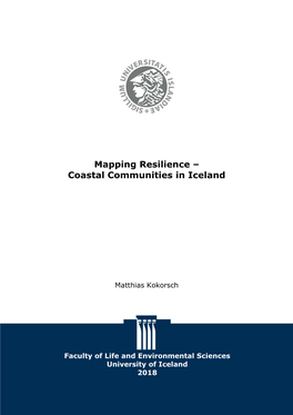 Mapping Resilience – Coastal Communities in Iceland