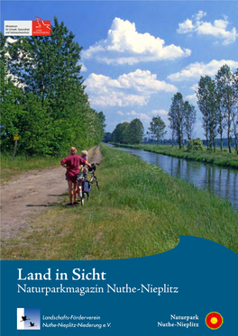 Land in Sicht Naturparkmagazin Nuthe-Nieplitz