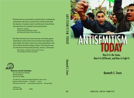 ANTISEMITISM TODAY Kenneth S