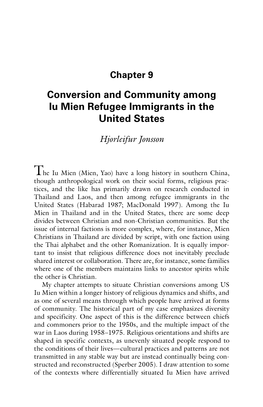 Conversion and Community Among Iu Mien Refugee Immigrants in the United States