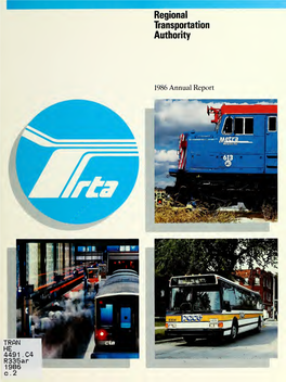 Regional Transportation Authority 1986 Annual Report