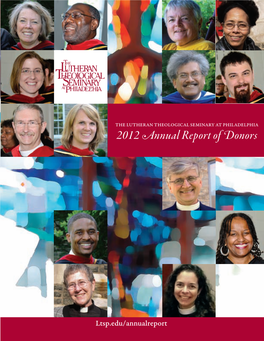 2012 Nnual Report of Onors