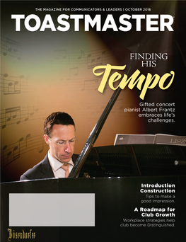 FINDING Tempohis Gifted Concert Pianist Albert Frantz Embraces Life’S Challenges