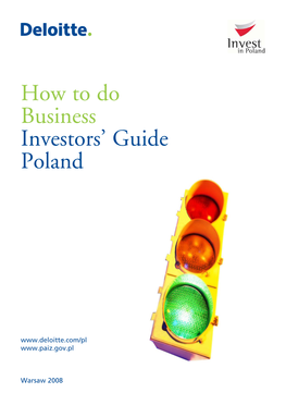 How to Do Business Investors' Guide Poland