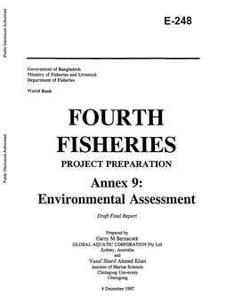 Fourth Fisheries Project Preparation
