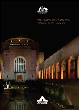 Australian War Memorial Annual Report 2019-20