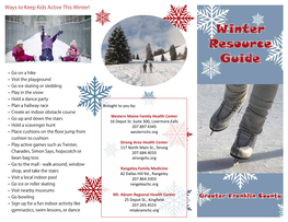 Winter Resource Guide