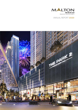 Annual Report 2020 ANNUAL REPORT 2020 Annual Report 2020