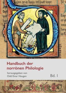 Handbuch Der Norrönen Philologie Bd. 1
