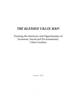 The Blended Value Map