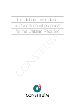 A Constitutional Proposal for the Catalan Republic