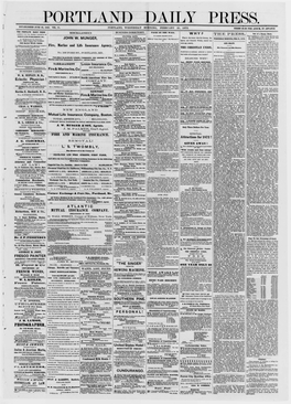 Portland Daily Press: February 21,1872