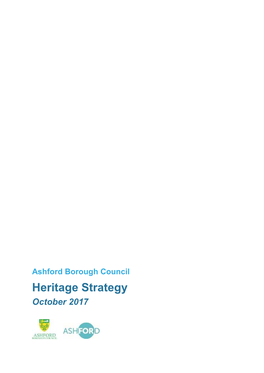 Adopted Ashford Heritage Strategy