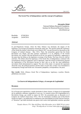 (86-101) Pasado Abierto. Nº4. Mar Del Plata. Julio-Diciembre 2016. ISSN Nº2451-6961