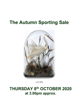 The Autumn Sporting Sale