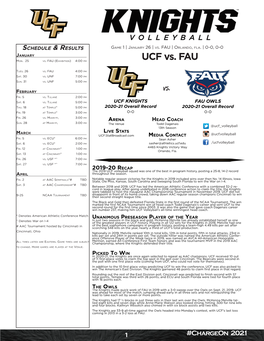 UCF Vs. FAU MON