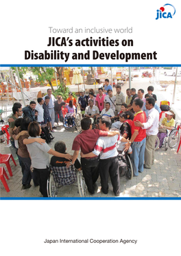 JICA's Activities on Disability and Development