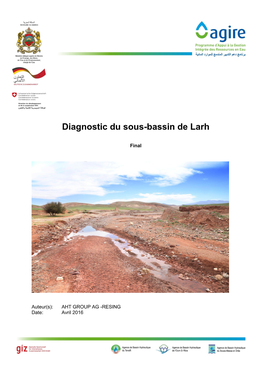 Diagnostic Du Sous-Bassin De Larh