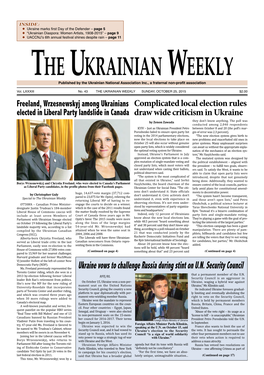 The Ukrainian Weekly, 2015