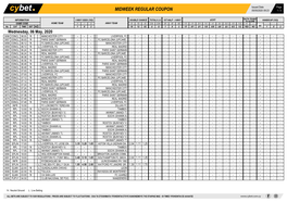 Midweek Regular Coupon 05/05/2020 09:23 1 / 3