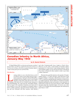 Canadian Infantry in North Africa, January–May 1943
