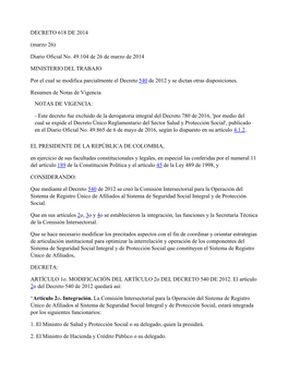 Normograma Del Ministerio De Defensa Nacional De La República De Colombia N.D