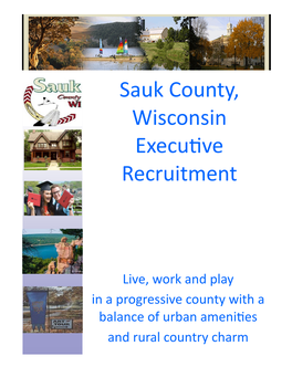 Sauk County, Wisconsin Executive Recruitment