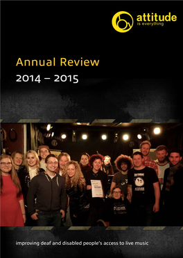 Annual Review 2014 – 2015