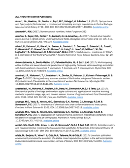 2017 RBG Kew Science Publications Abreu*, JA, Hawkins, JA, Cotrim, H