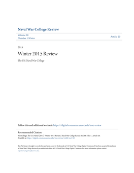 Winter 2015 Review the .SU