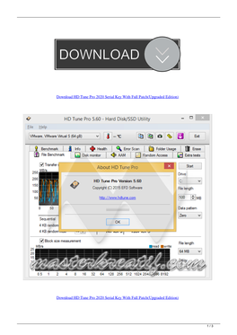 Download HD Tune Pro 2020 Serial Key with Full Patchupgraded Edition
