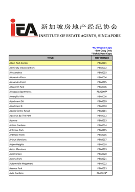 Adam Park Condo PBA0001 Admiralty Industrial Park PBA0002