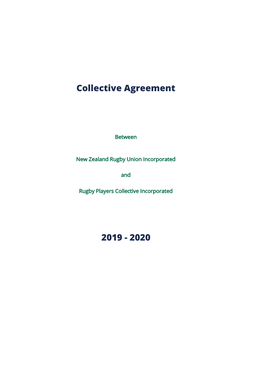 Collective Agreement 2019