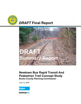 2006 Newtown Line Bus Rapid Transit Study