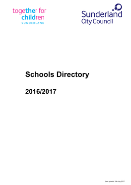 Schools Directory