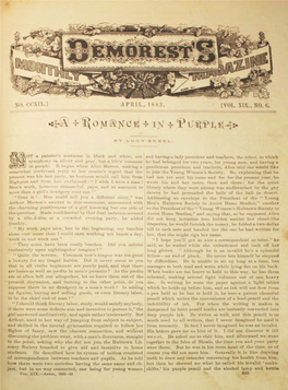 Demorest's Family Magazine. April 1883. Vol. 19, No. 6