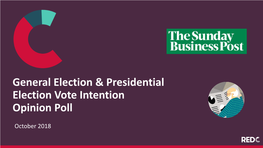 General Election & Presidential Election Vote