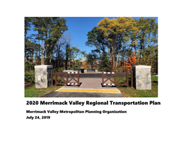 2020 Merrimack Valley Regional Transportation Plan