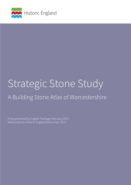 A Building Stone Atlas of Worcestershire