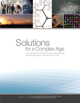 For a Complex Age Long Range Plan for Mathematical and Statistical Sciences Research in Canada 2013–2018