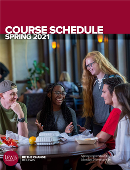 Spring 2021 Course Schedule