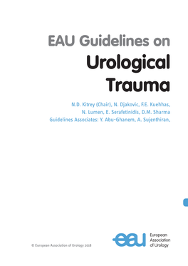 Guidelines on Urological Trauma