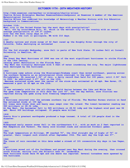 Ref. Wilson Weather History