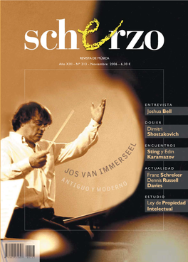 Joshua Bell Dimitri Shostakovich Sting Y Edin Karamazov Franz Schreker